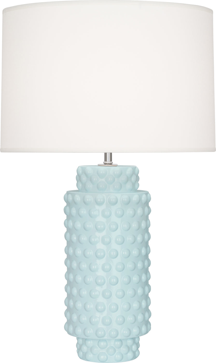 Robert Abbey - One Light Table Lamp - Dolly - Baby Blue Glazed Textured Ceramic- Union Lighting Luminaires Decor