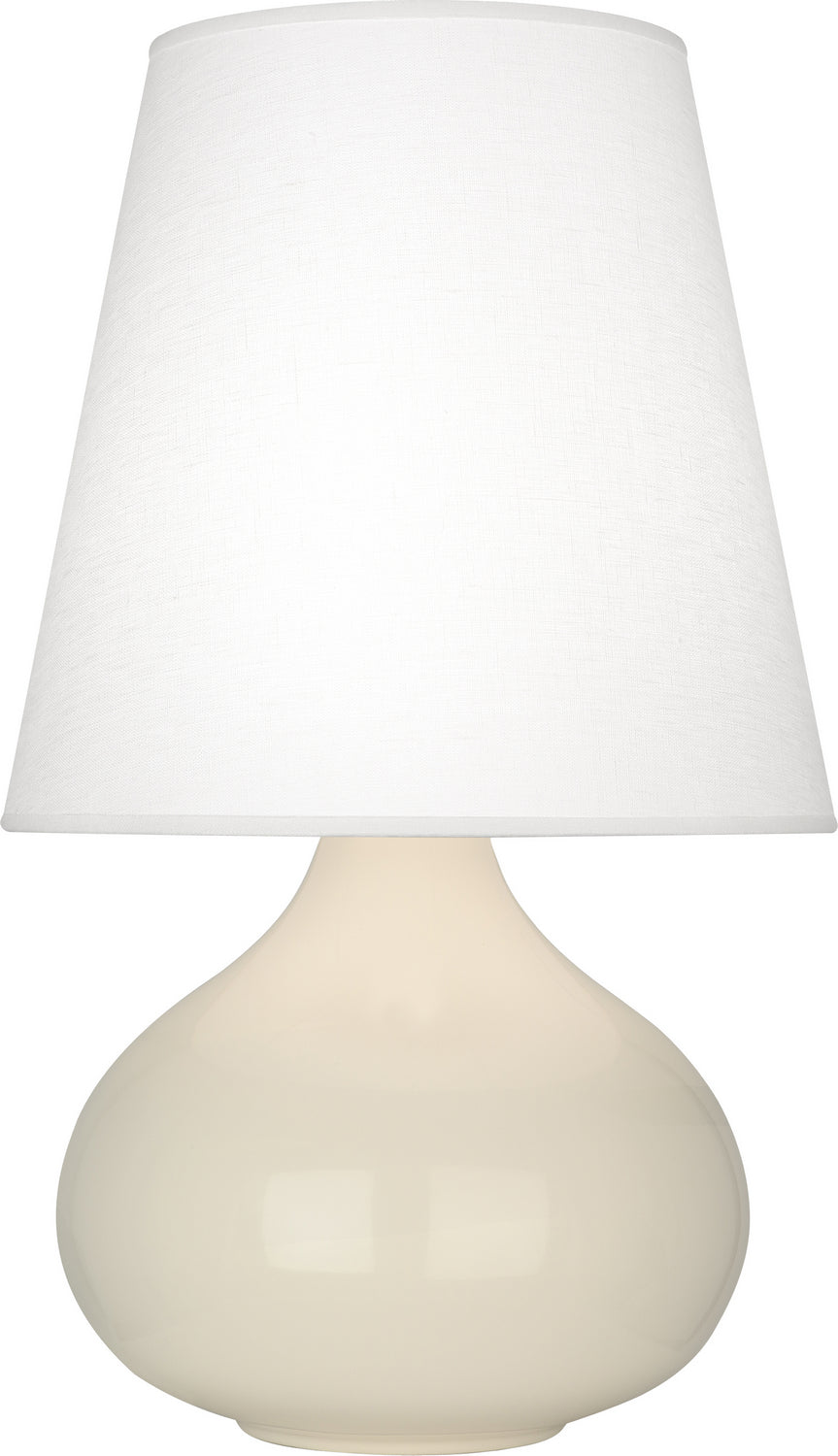 Robert Abbey - One Light Accent Lamp - June - Bone Glazed Ceramic- Union Lighting Luminaires Decor