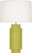 Robert Abbey - One Light Table Lamp - Dolly - Citron Glazed Textured Ceramic- Union Lighting Luminaires Decor