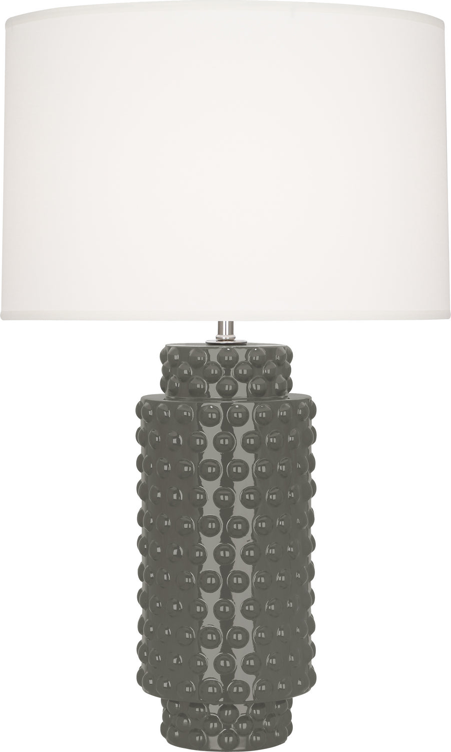 Robert Abbey - One Light Table Lamp - Dolly - Ash Glazed Textured Ceramic- Union Lighting Luminaires Decor