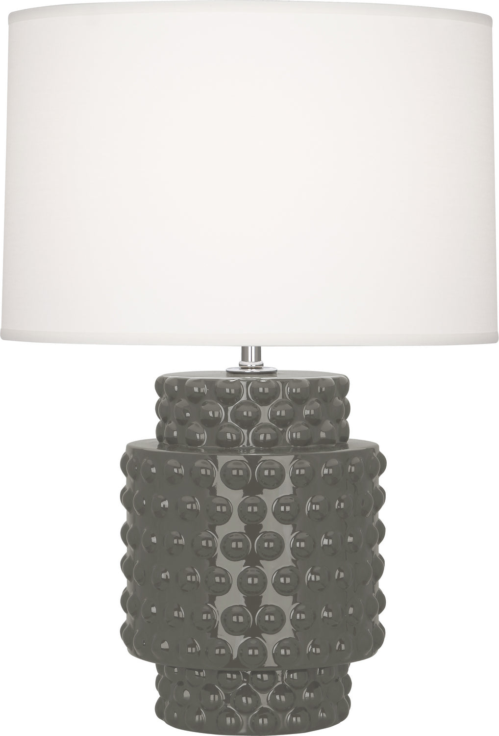 Robert Abbey - One Light Accent Lamp - Dolly - Ash Glazed Textured Ceramic- Union Lighting Luminaires Decor