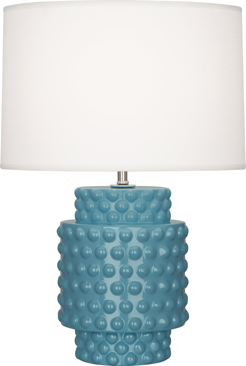 Robert Abbey - One Light Accent Lamp - Dolly - Steel Blue Glazed Textured Ceramic- Union Lighting Luminaires Decor