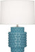 Robert Abbey - One Light Accent Lamp - Dolly - Steel Blue Glazed Textured Ceramic- Union Lighting Luminaires Decor