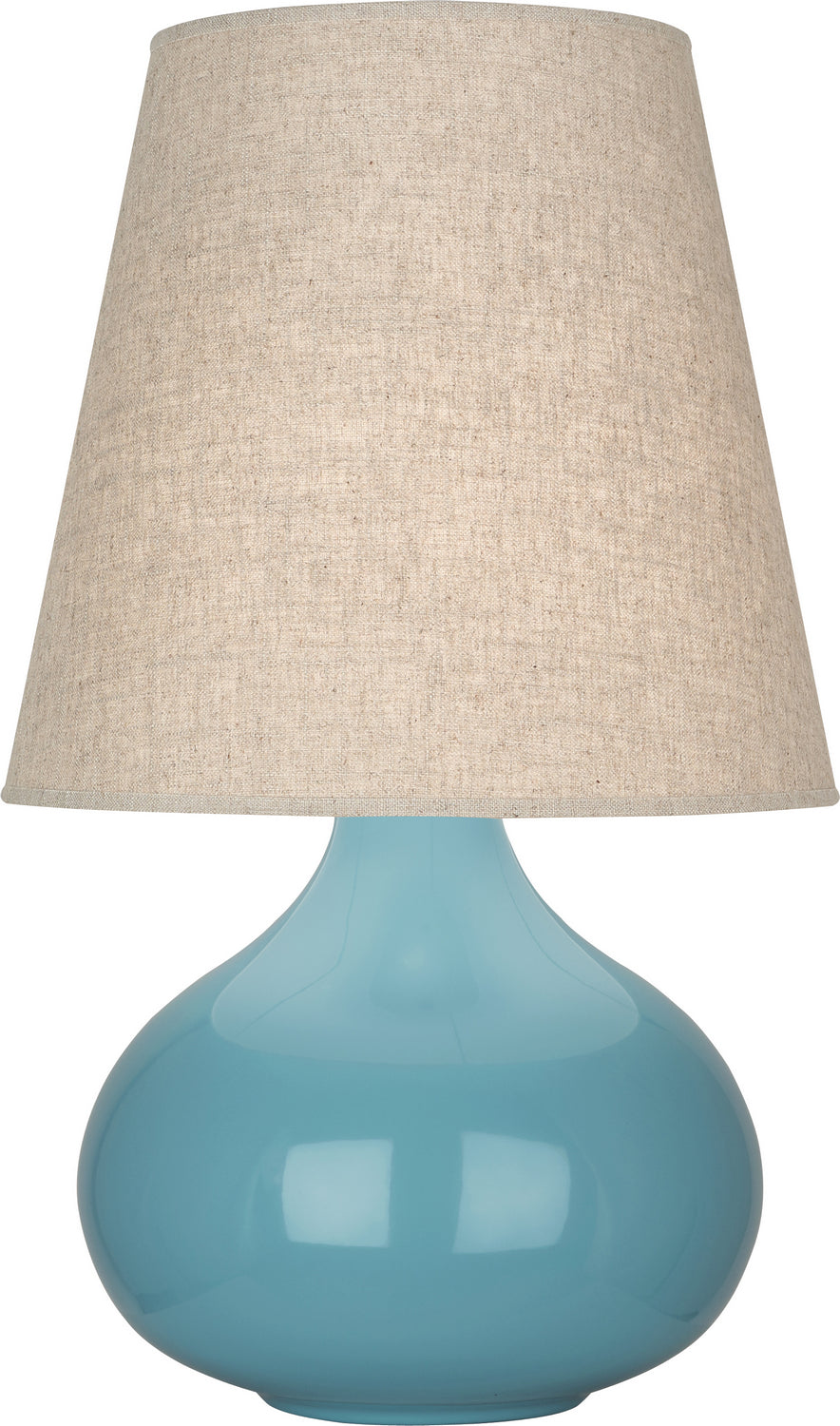 Robert Abbey - One Light Accent Lamp - June - Steel Blue Glazed Ceramic- Union Lighting Luminaires Decor