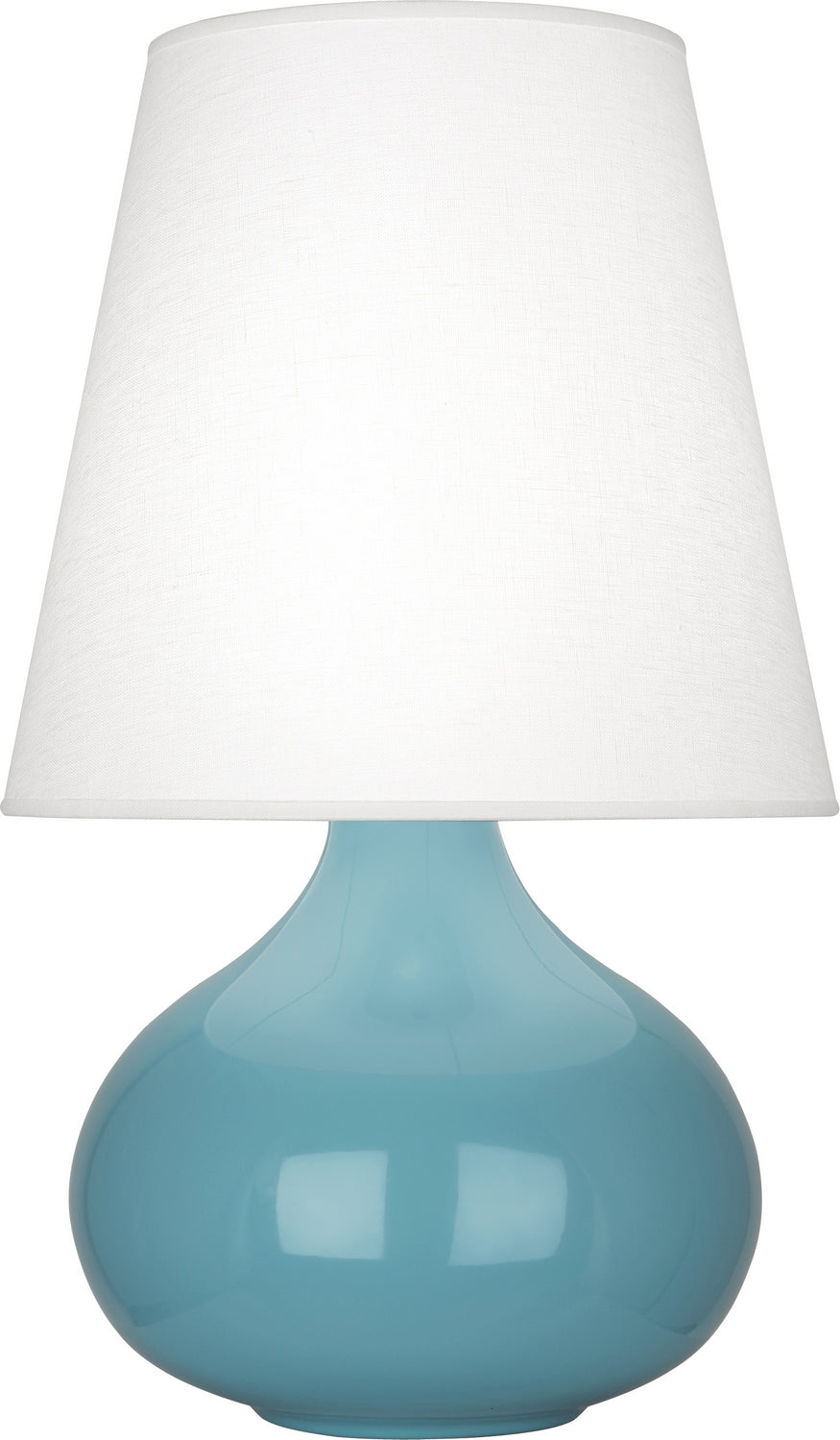 Robert Abbey - One Light Accent Lamp - June - Steel Blue Glazed Ceramic- Union Lighting Luminaires Decor