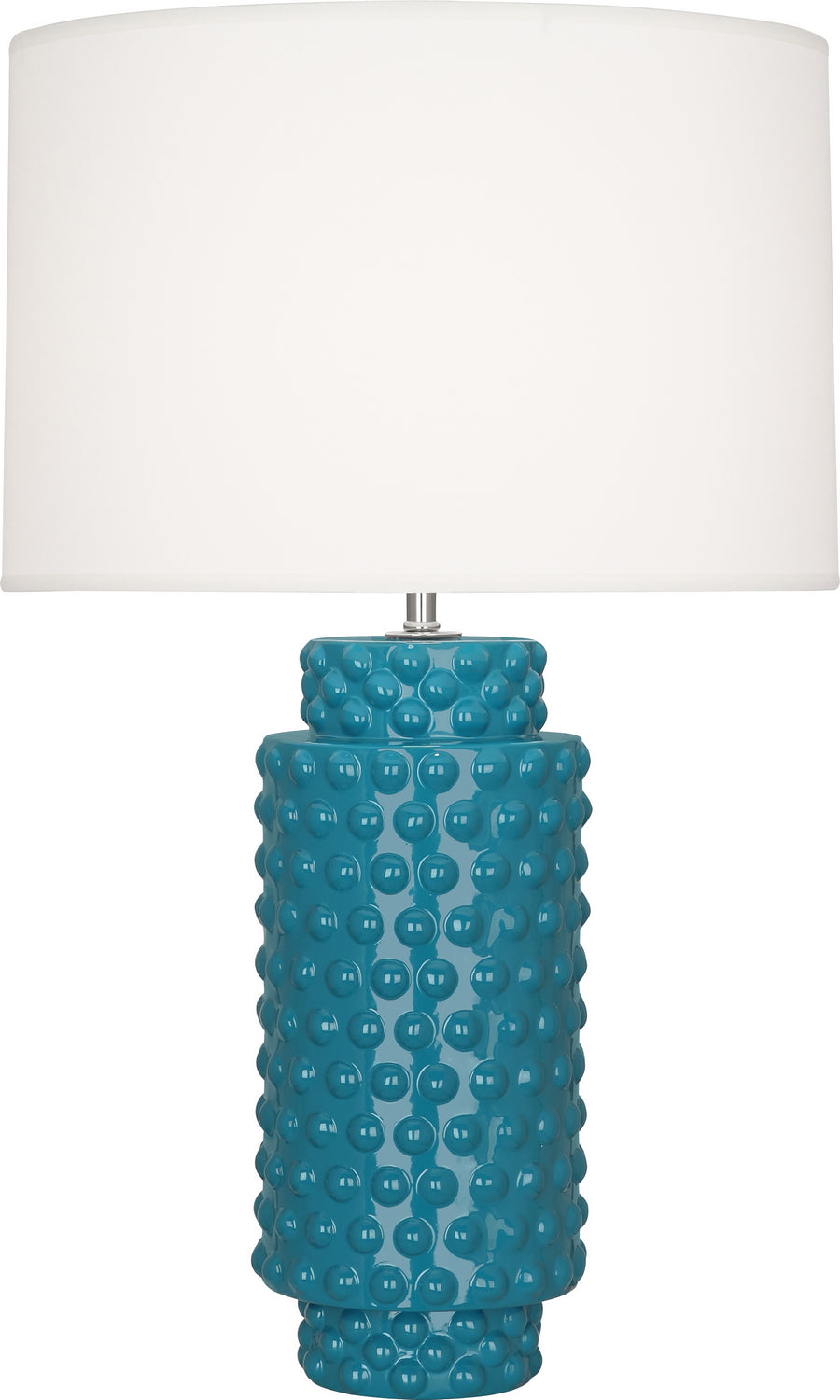 Robert Abbey - One Light Table Lamp - Dolly - Peacock Glazed Textured Ceramic- Union Lighting Luminaires Decor
