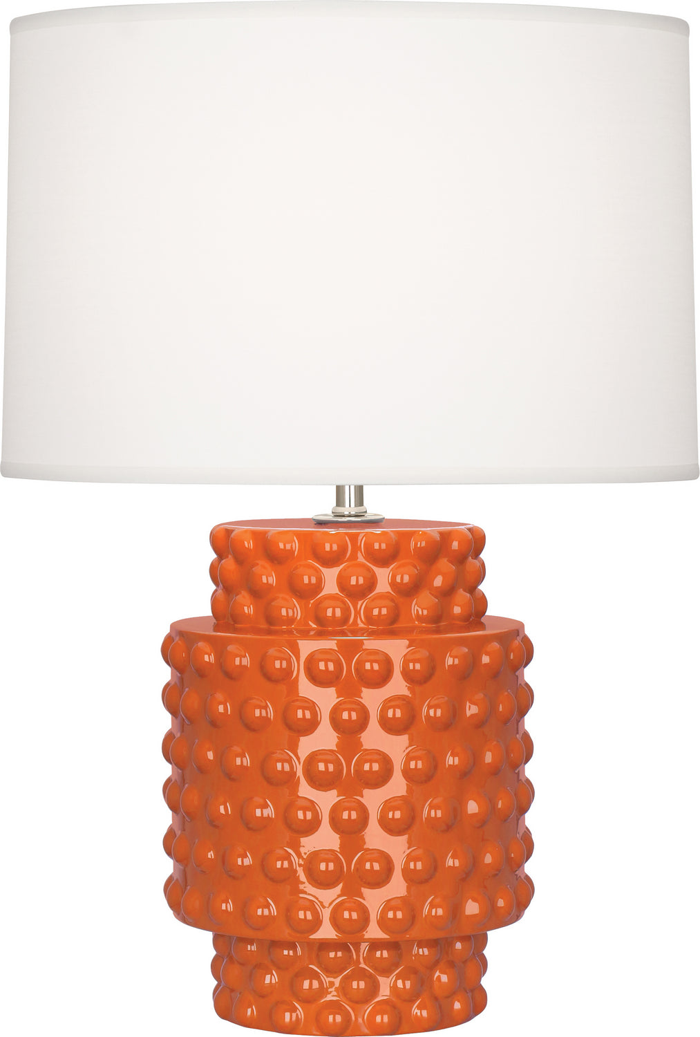 Robert Abbey - One Light Accent Lamp - Dolly - Pumpkin Glazed Textured Ceramic- Union Lighting Luminaires Decor