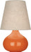 Robert Abbey - One Light Accent Lamp - June - Pumpkin Glazed Ceramic- Union Lighting Luminaires Decor