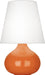 Robert Abbey - One Light Accent Lamp - June - Pumpkin Glazed Ceramic- Union Lighting Luminaires Decor