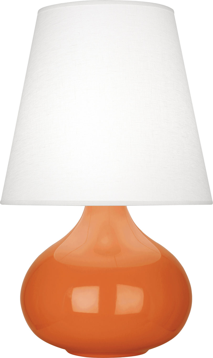 Robert Abbey - One Light Accent Lamp - June - Pumpkin Glazed Ceramic- Union Lighting Luminaires Decor