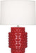 Robert Abbey - One Light Accent Lamp - Dolly - Ruby Red Glazed Textured Ceramic- Union Lighting Luminaires Decor