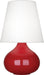 Robert Abbey - One Light Accent Lamp - June - Ruby Red Glazed Ceramic- Union Lighting Luminaires Decor