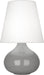 Robert Abbey - One Light Accent Lamp - June - Smoky Taupe Glazed Ceramic- Union Lighting Luminaires Decor