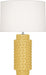 Robert Abbey - One Light Table Lamp - Dolly - Sunset Yellow Glazed Textured Ceramic- Union Lighting Luminaires Decor