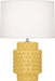 Robert Abbey - One Light Accent Lamp - Dolly - Sunset Yellow Glazed Textured Ceramic- Union Lighting Luminaires Decor