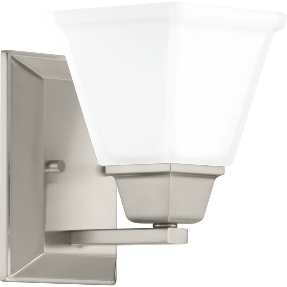Progress Canada - One Light Bath - Clifton Heights - Brushed Nickel- Union Lighting Luminaires Decor