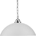Progress Canada - One Light Pendant - Classic Dome Pendant - Polished Chrome- Union Lighting Luminaires Decor