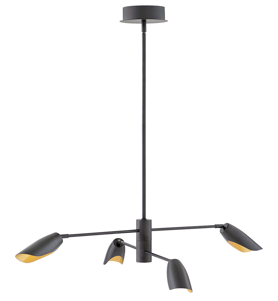 Fredrick Ramond Canada - LED Chandelier - Bowery - Black- Union Lighting Luminaires Decor