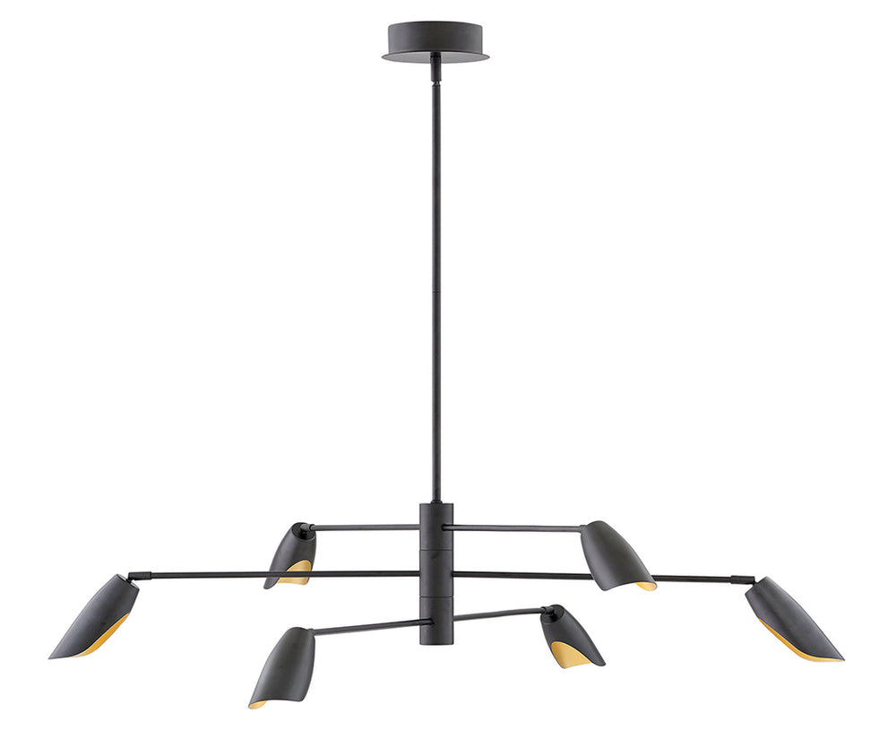 Fredrick Ramond Canada - LED Chandelier - Bowery - Black- Union Lighting Luminaires Decor