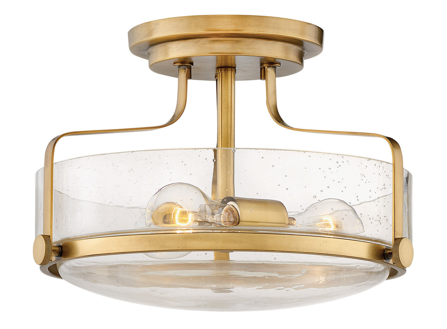 Hinkley Canada - LED Semi-Flush Mount - Harper - Heritage Brass- Union Lighting Luminaires Decor