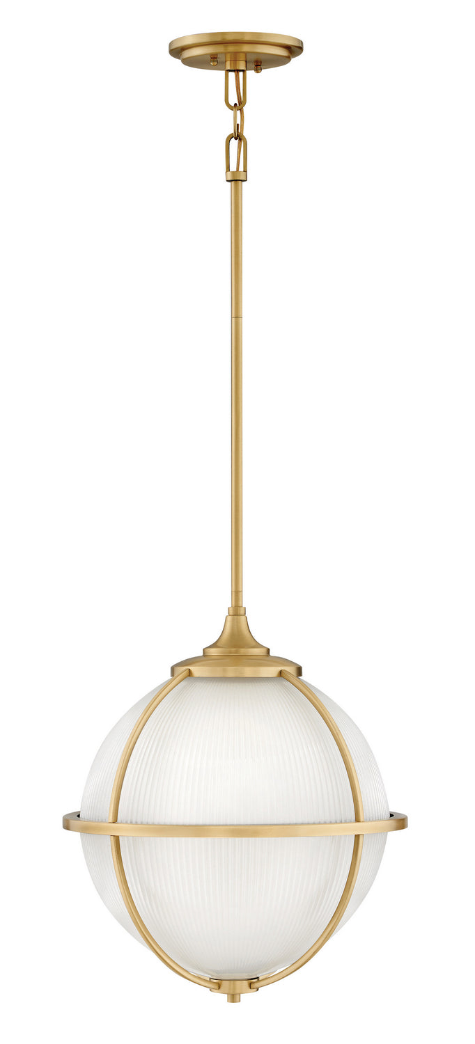 Hinkley Canada - LED Pendant - Odeon - Satin Brass- Union Lighting Luminaires Decor