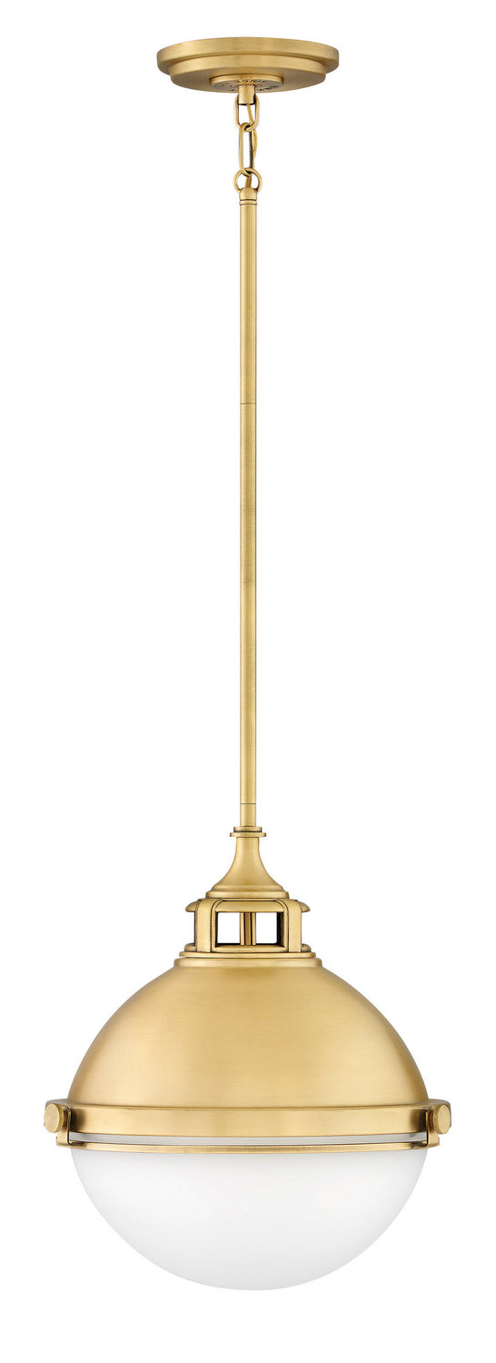 Hinkley Canada - LED Pendant - Fletcher - Satin Brass- Union Lighting Luminaires Decor