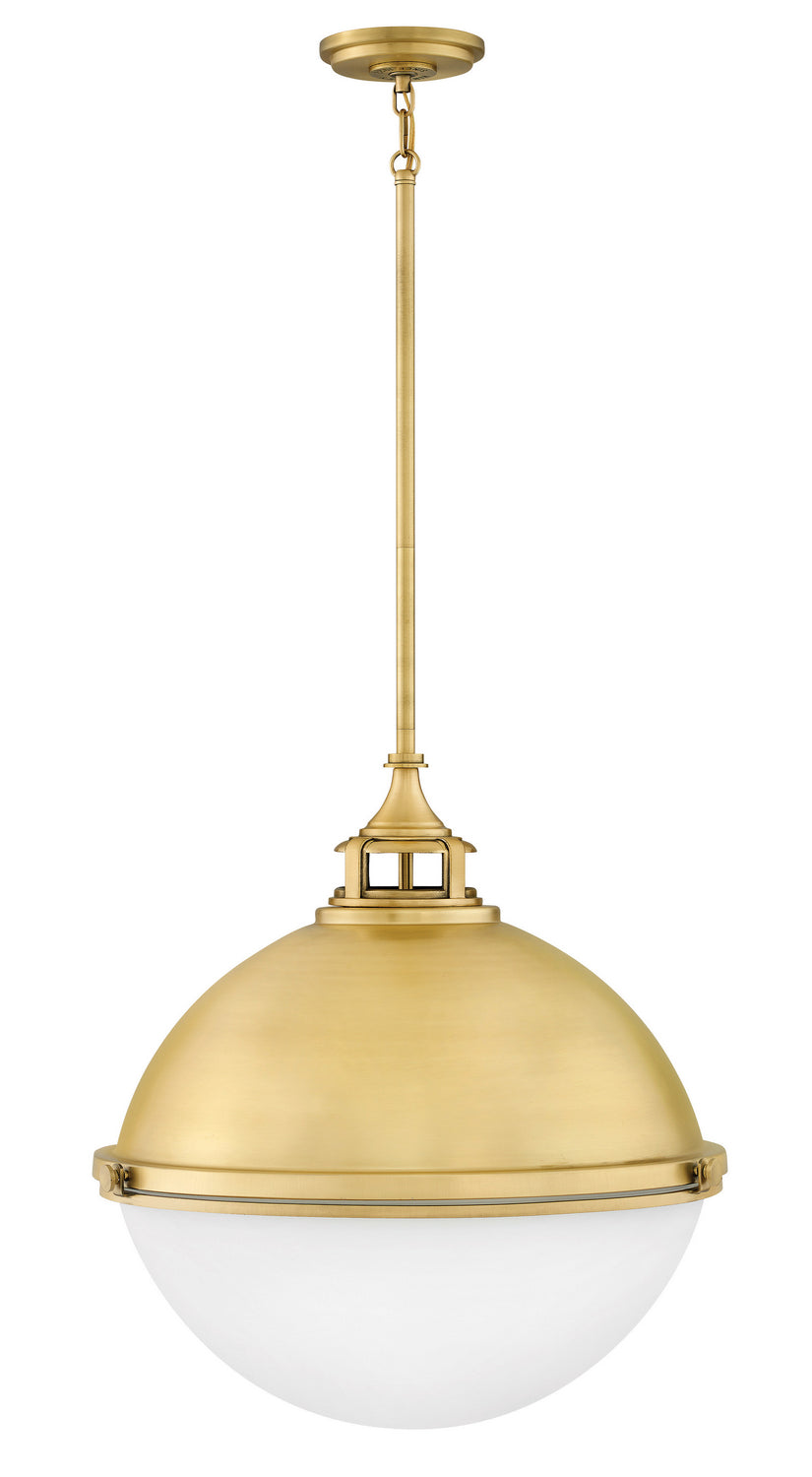 Hinkley Canada - LED Chandelier - Fletcher - Satin Brass- Union Lighting Luminaires Decor