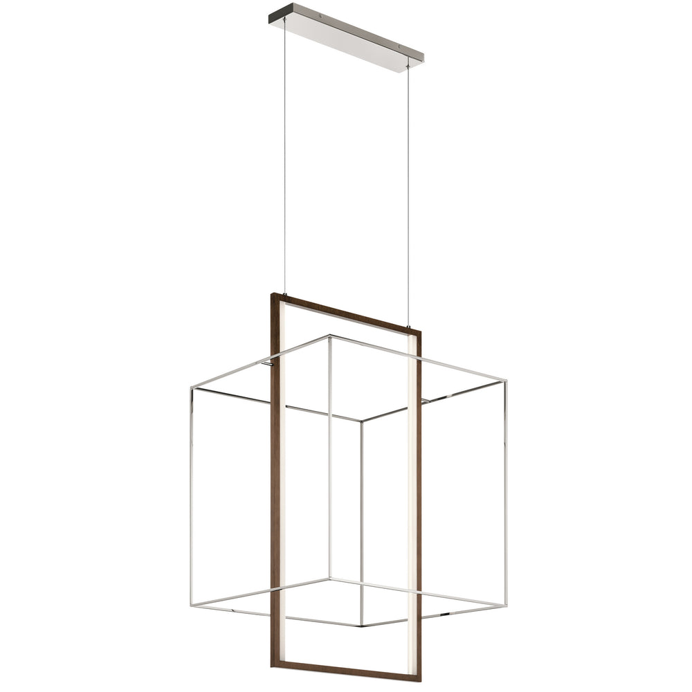 Kichler Canada - LED Chandelier - Viho - Polished Nickel- Union Lighting Luminaires Decor