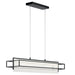 Kichler Canada - LED Linear Chandelier - Vega - Matte Black- Union Lighting Luminaires Decor