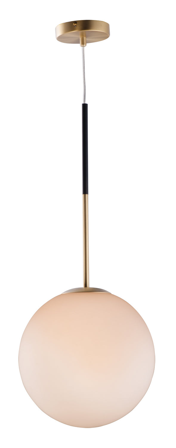 Maxim - One Light Pendant - Vesper - Satin Brass / Black- Union Lighting Luminaires Decor