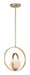 Maxim - One Light Pendant - Coronet - Satin Brass- Union Lighting Luminaires Decor