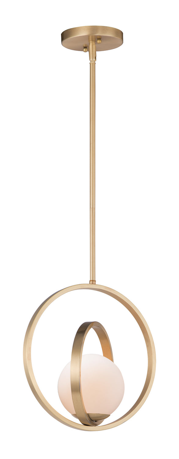 Maxim - One Light Pendant - Coronet - Satin Brass- Union Lighting Luminaires Decor