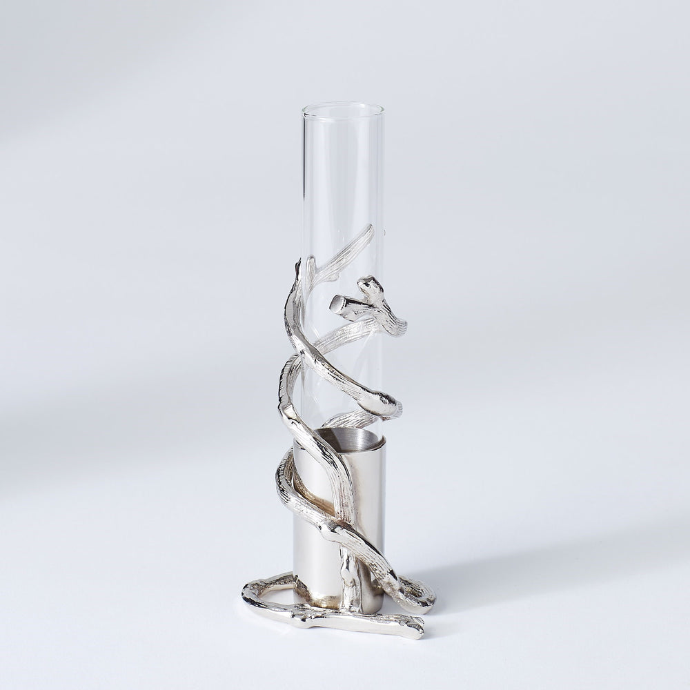 Branch Bud Vases Nickel