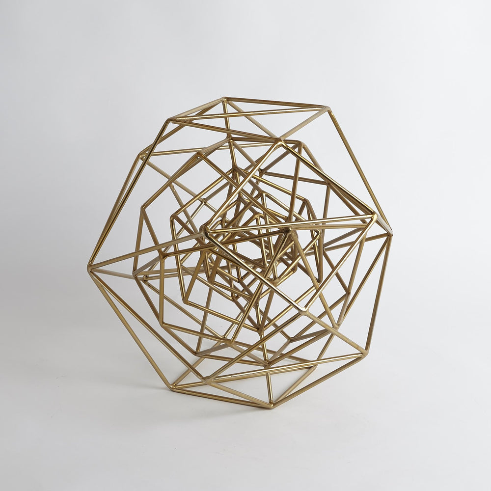 Geo Sculpture Gold