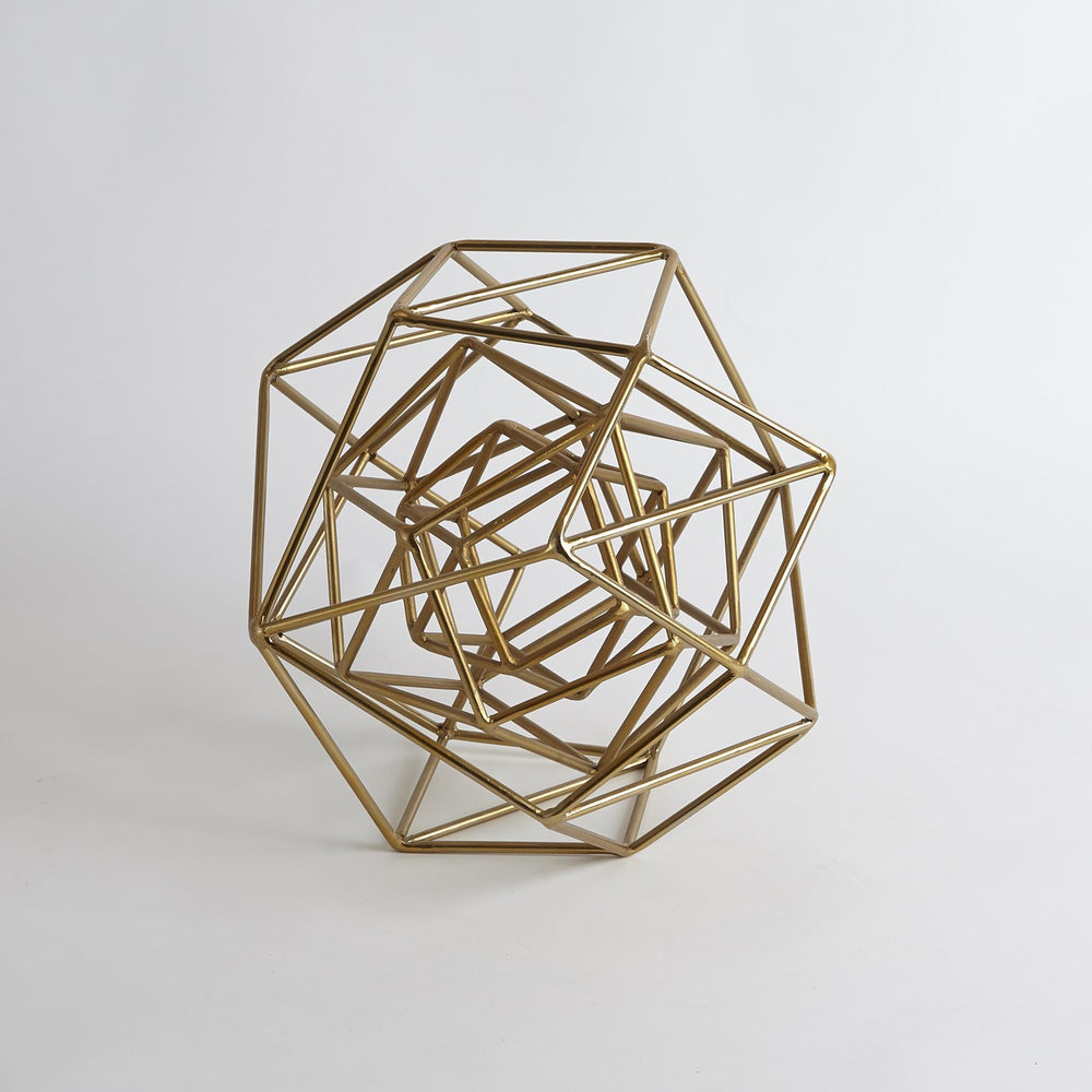 Geo Sculpture Gold