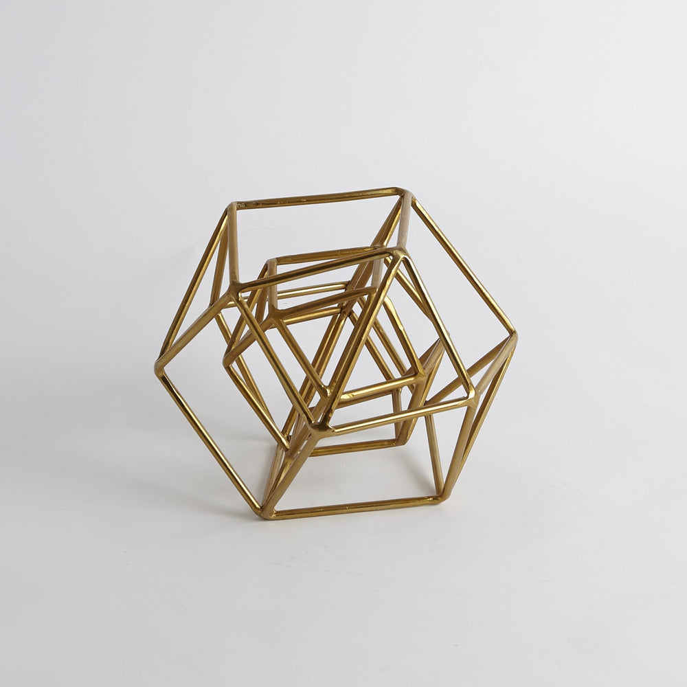 Geo Sculpture Gold
