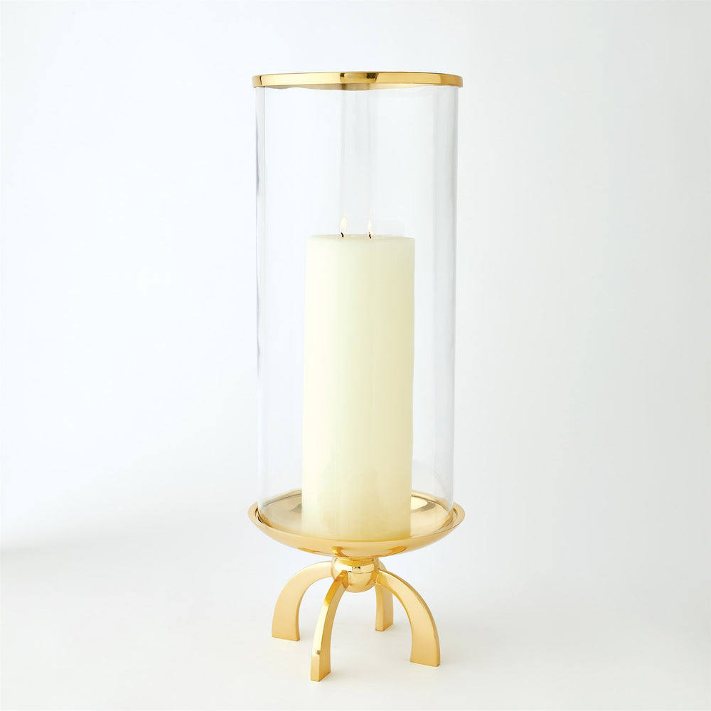 Quad Base Hurricane Brass