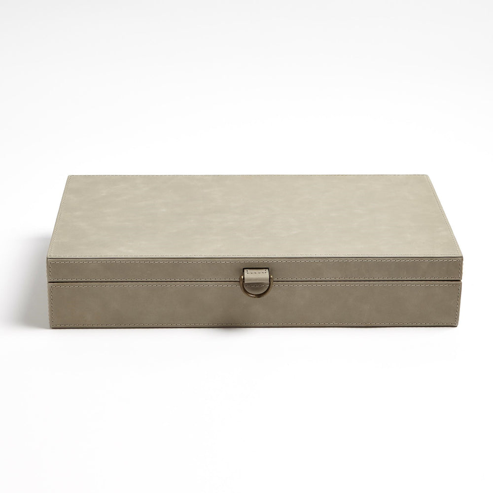 Marbled Leather D Ring Boxes