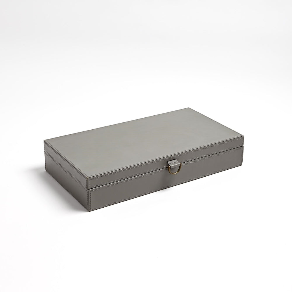 Marbled Leather D Ring Boxes