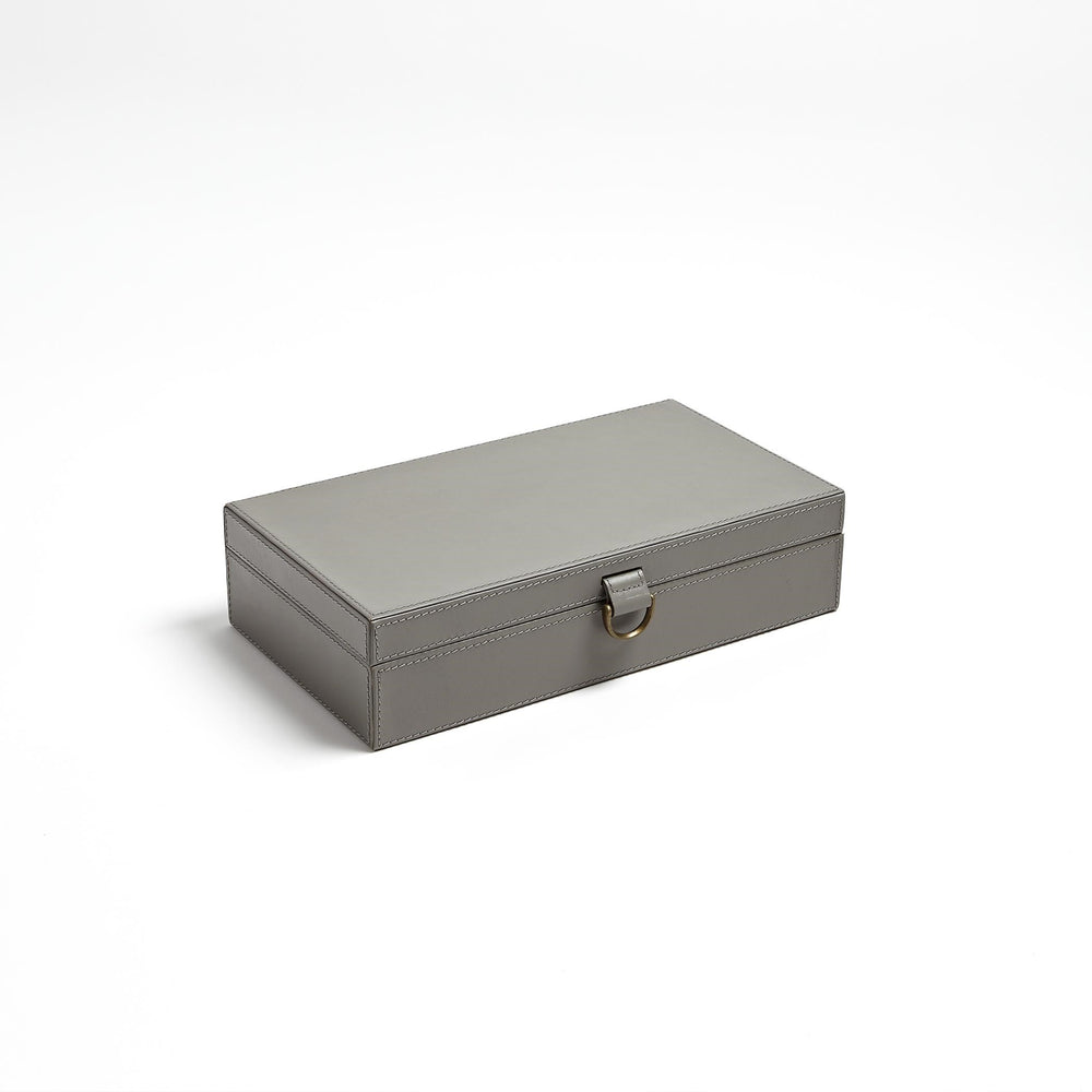 Marbled Leather D Ring Boxes