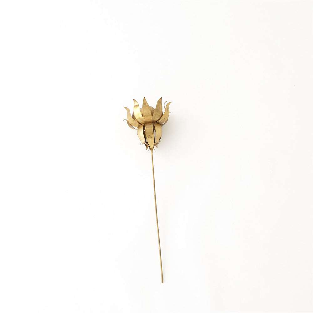 Brass Lotus Flower