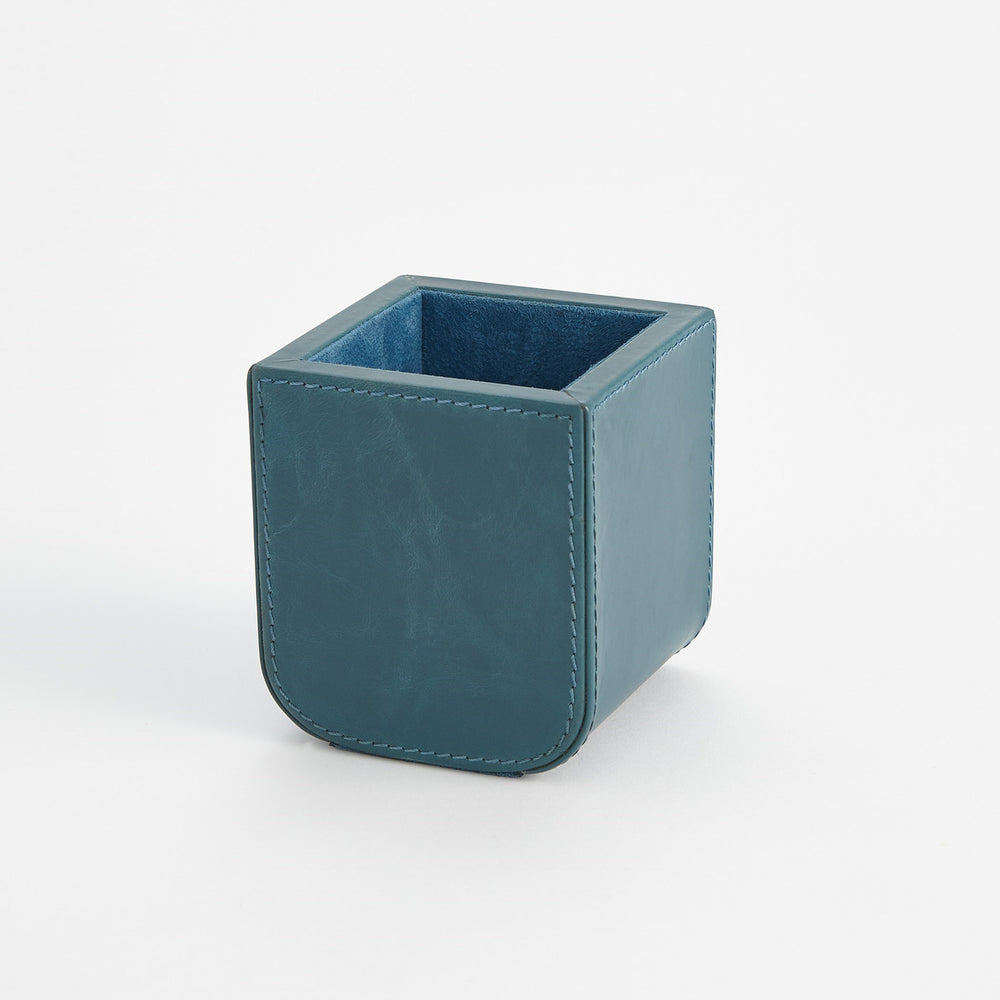 Radius Edge Leather Pencil Cup