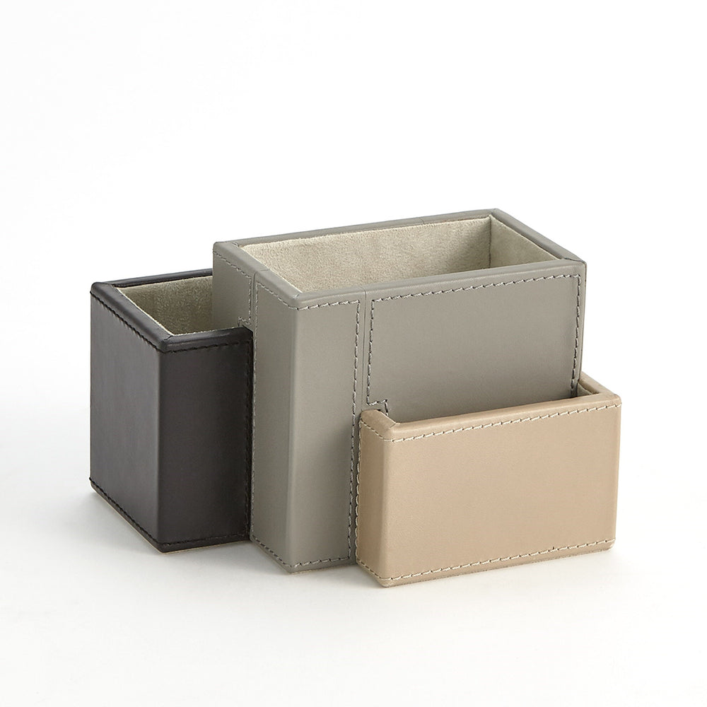 Piet Tri Color Desk Accessories Shadow