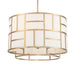 Crystorama - Six Light Chandelier - Danielson - Vibrant Gold- Union Lighting Luminaires Decor