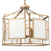 Crystorama - Six Light Chandelier - Hillcrest - Vibrant Gold- Union Lighting Luminaires Decor