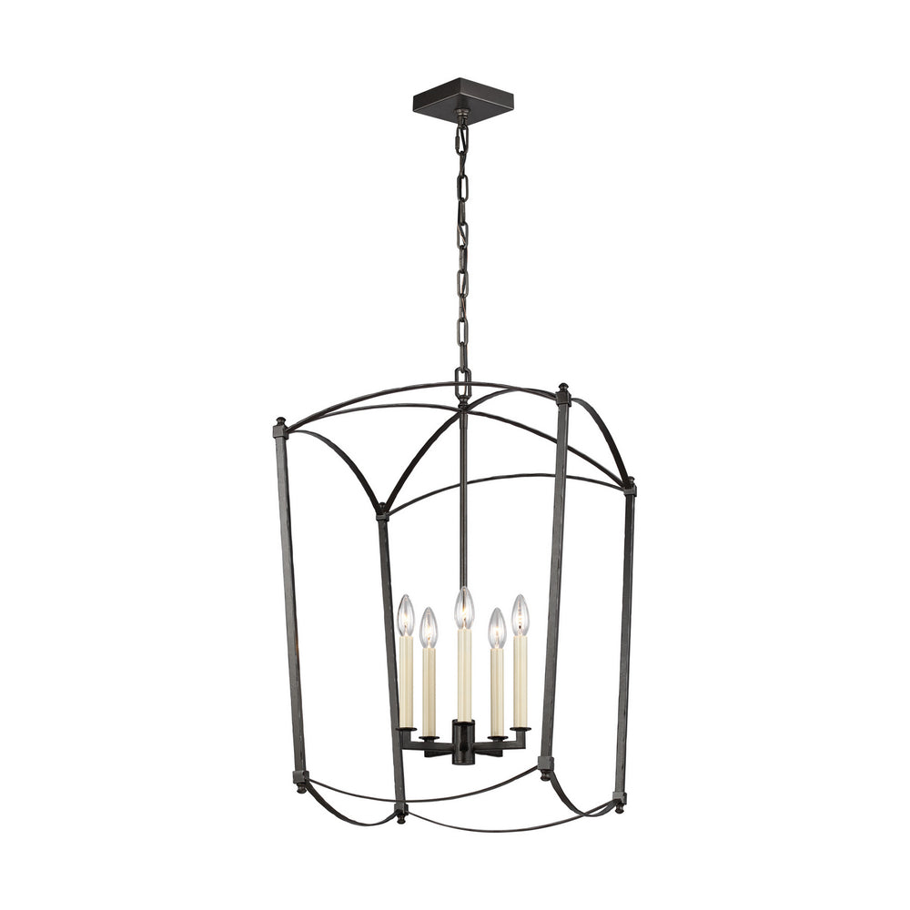 Visual Comfort Studio Canada - Five Light Lantern - Thayer - Smith Steel- Union Lighting Luminaires Decor