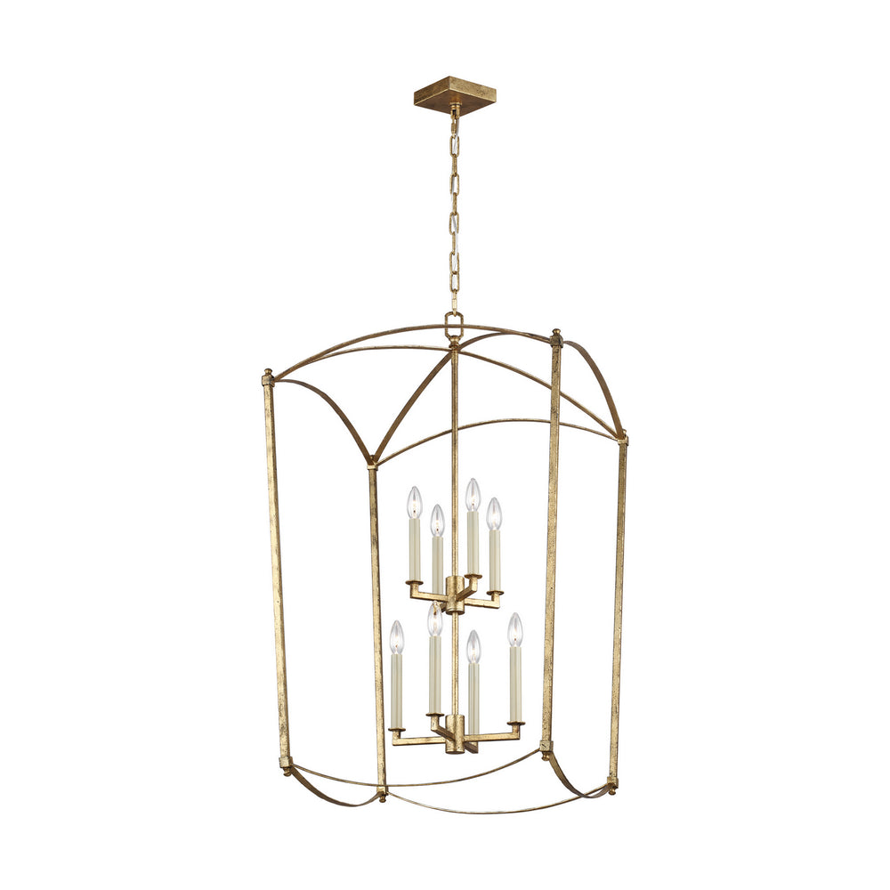 Visual Comfort Studio Canada - Eight Light Lantern - Thayer - Antique Gild- Union Lighting Luminaires Decor