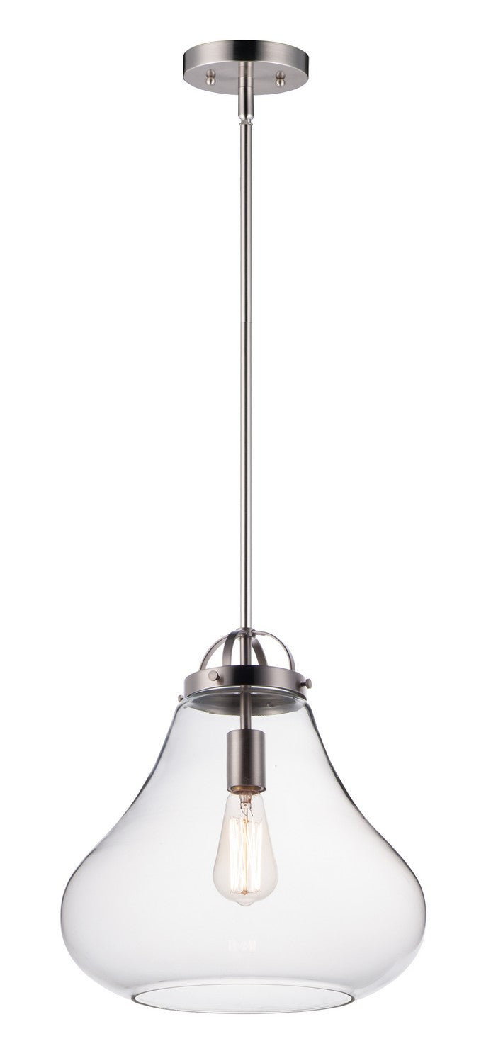 Maxim - One Light Pendant - Stella - Satin Nickel- Union Lighting Luminaires Decor