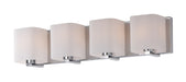 Maxim - Four Light Bath Vanity - Wrap - Polished Chrome- Union Lighting Luminaires Decor