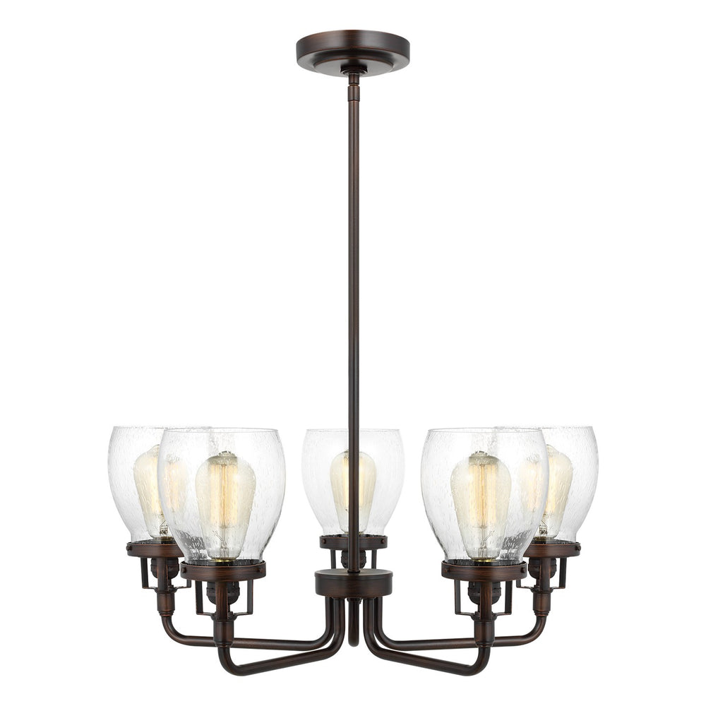 Generation Lighting Canada - Five Light Chandelier - Belton - Bronze- Union Lighting Luminaires Decor